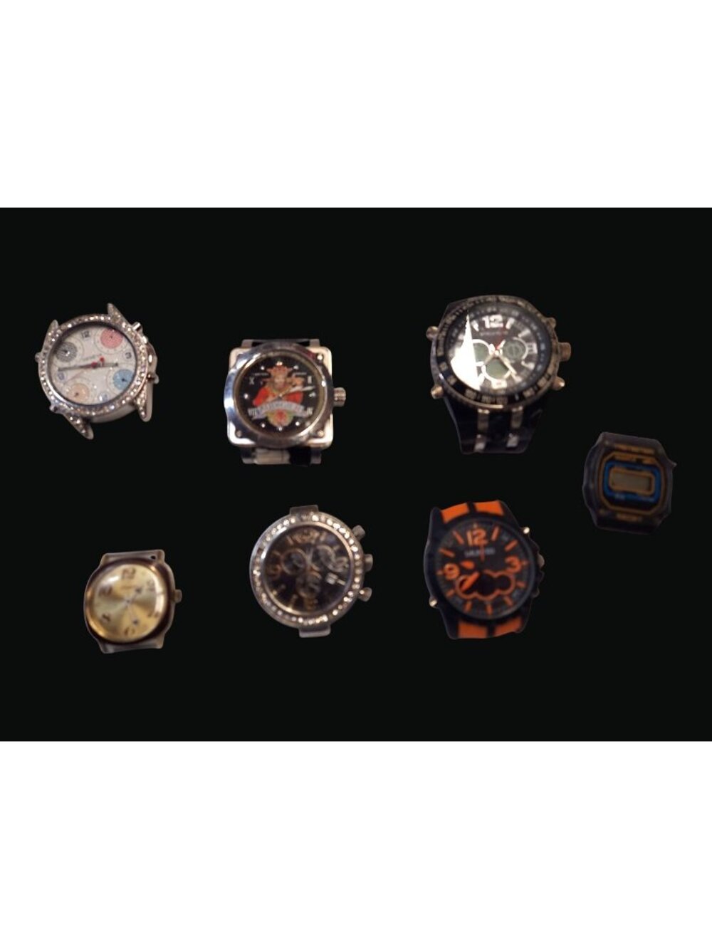 Vintage & Modern Quartz Watches Lot Of 7 Mix Of Brands 1374